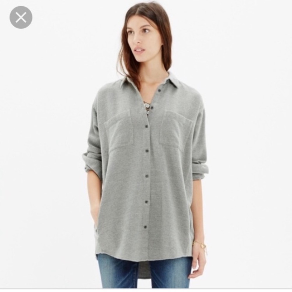 MADEWELL • Sunday flannel button down shirt